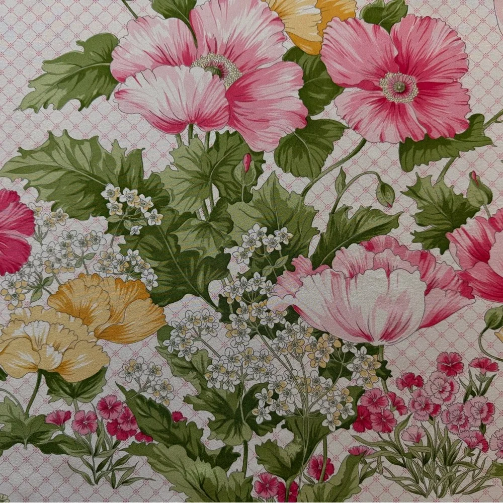 Christian Dior Floral Silk Scarf